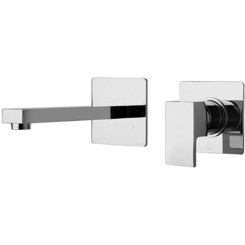 

Paini Rubinetteria - Mezclador de lavabo de pared con placas de 96x90 mm Paini Dax R 84CR208RQ | Cromo