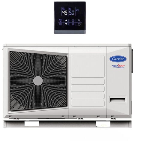 Monoblock Luft/Wasser-Wärmepumpe Aquasnap mit elektrischer Unterstützung Carrier 4 kW Einphasig