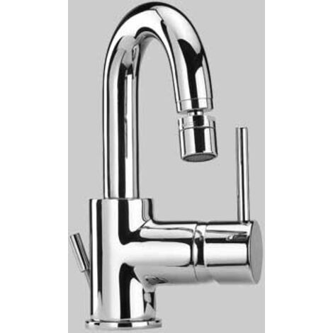 MONOCOMANDO BIDET BOCCA ORIENTABILE DISCO - Cromo
