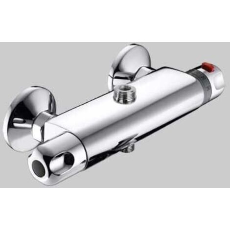 MONOCOMANDO DOCCIA ESTERNO TERMOSTATICO EURO C - Cromo