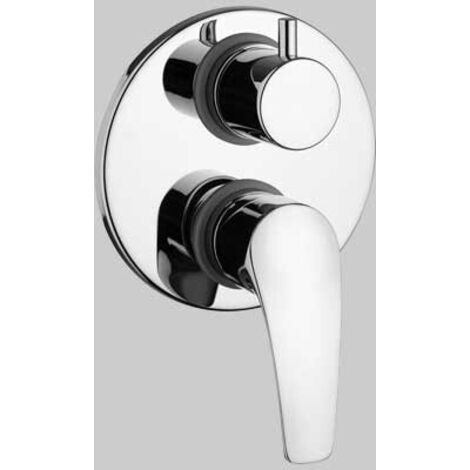 MONOCOMANDO DOCCIA INCASSO CON DEVIATORE BERRY 2 - Cromo