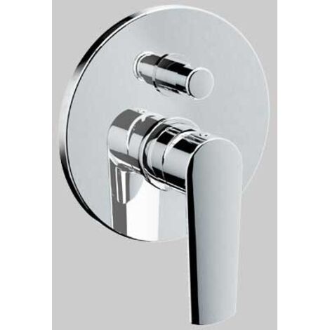 MONOCOMANDO DOCCIA INCASSO CON DEVIATORE KLINT - Cromo