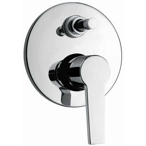 MONOCOMANDO DOCCIA INCASSO CON DEVIATORE LE MANS - Cromo