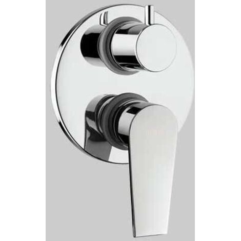 MONOCOMANDO DOCCIA INCASSO CON DEVIATORE LOGOS - Cromo
