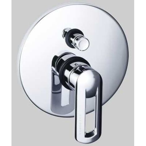 MONOCOMANDO DOCCIA INCASSO CON DEVIATORE NEVA - Cromo