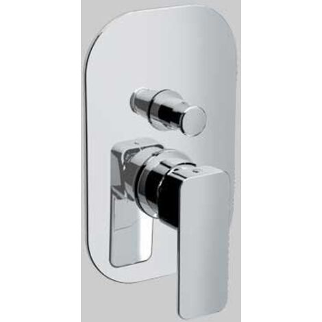 MONOCOMANDO DOCCIA INCASSO CON DEVIATORE TONO - Cromo