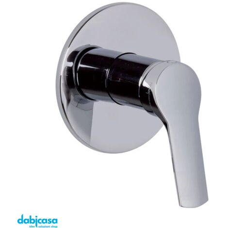 MONOCOMANDO DOCCIA INCASSO LEVA CHIUSA SERIE 4 - Cromo