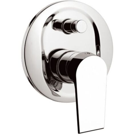MONOCOMANDO INCASSO DOCCIA CON DEVIATORE LINEA ARTIC Cromo