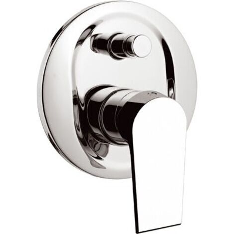 MONOCOMANDO INCASSO DOCCIA CON DEVIATORE LINEA ARTIC Nero Opaco MARIA