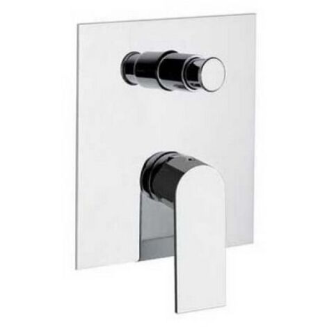 MONOCOMANDO INCASSO DOCCIA CON DEVIATORE LINEA AVENUE Cromo