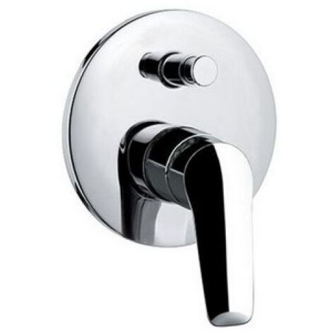 MONOCOMANDO INCASSO DOCCIA CON DEVIATORE LINEA ESSENZA Cromo