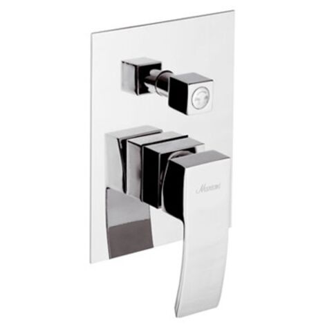 MONOCOMANDO INCASSO DOCCIA CON DEVIATORE LINEA MARTE- Cromo- MARIA- pezzi 1