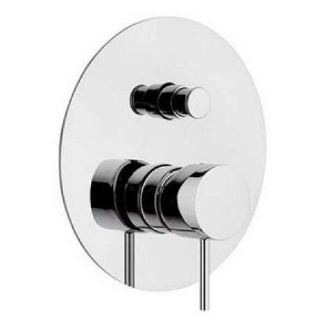 MONOCOMANDO INCASSO DOCCIA CON DEVIATORE LINEA NEXT Cromo