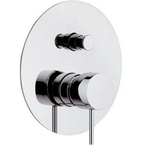 Monocomando incasso doccia con deviatore linea ultraminimal mariani cromo