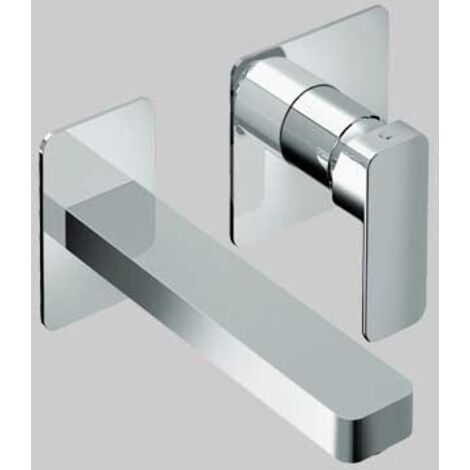 MONOCOMANDO LAVABO A PARETE TONO - Cromo
