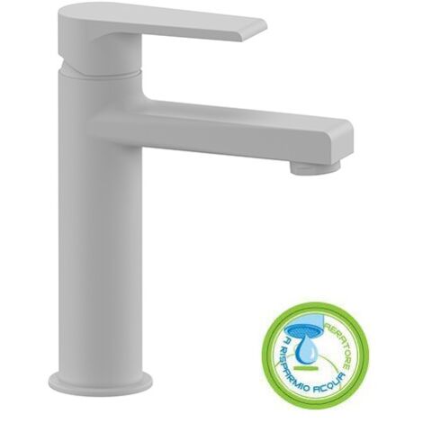 MONOCOMANDO LAVABO MEDIO LINEA ARTIC Bianco Opaco