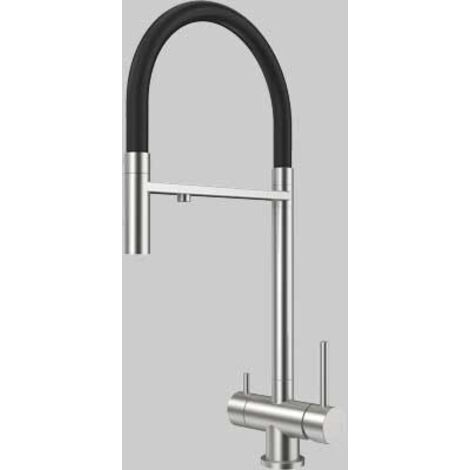 MONOCOMANDO LAVELLO 3 VIE MISSOURI ACCAIO INOX