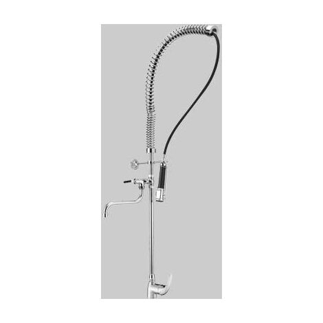 MONOCOMANDO  LAVELLO CON DOCCIA PRELAVAGGIO E RUBINETTO CROMO     PORTA & BINI
