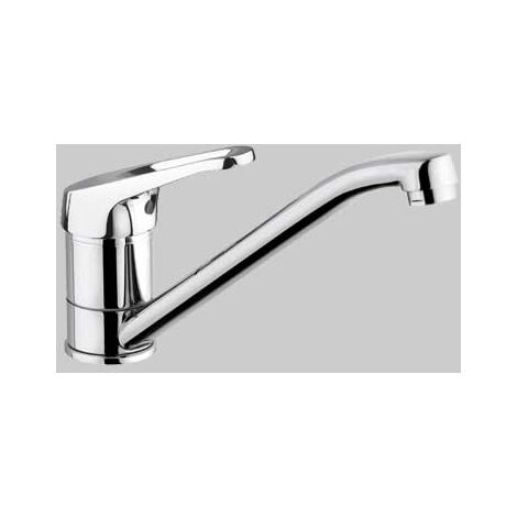 MONOCOMANDO LAVELLO CUCINA M1 CANNA BASSA GIREVOLE  Cromo     MAMOLI