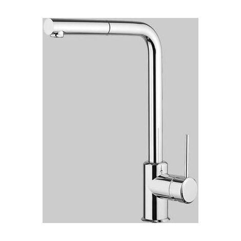 MONOCOMANDO LAVELLO CUCINA M4 DOCCETTA ESTRAIBILE  Cromo     MAMOLI