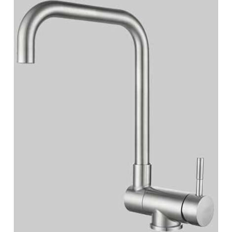MONOCOMANDO LAVELLO KANSAS SOTTO FINESTRA ACCIAO INOX