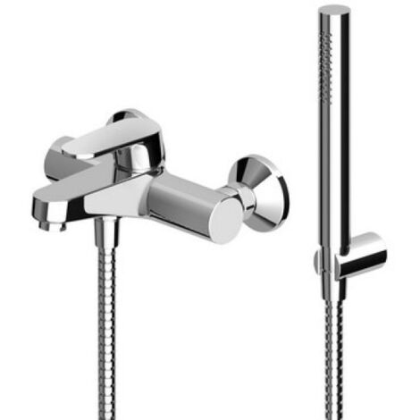 MONOCOMANDO VASCA-DOCCIA ESTERNO C/ACCESSORI SERIE SUN Cromo