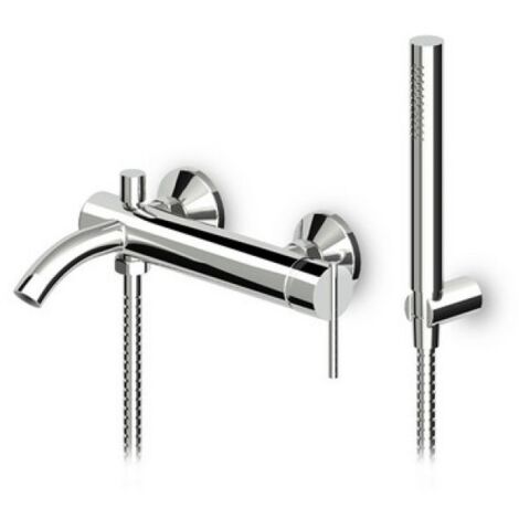 MONOCOMANDO VASCA DOCCIA ESTERNO C/ACCESSORI SERIE ZXS Cromo