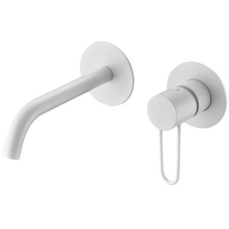 Monocommande Lavabo Encastré Fiyi Blanc Mat Imex Imex Glf016 Bl