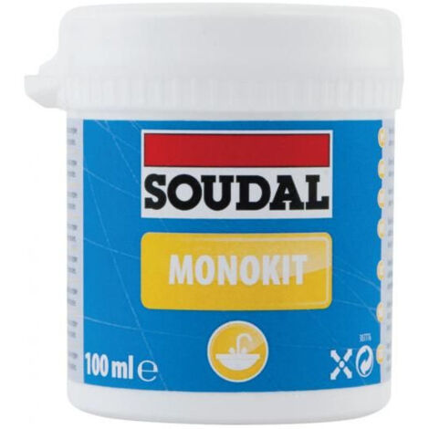 Monokit - Pâte d'étanchéité moulable - Soudal - 100 ml