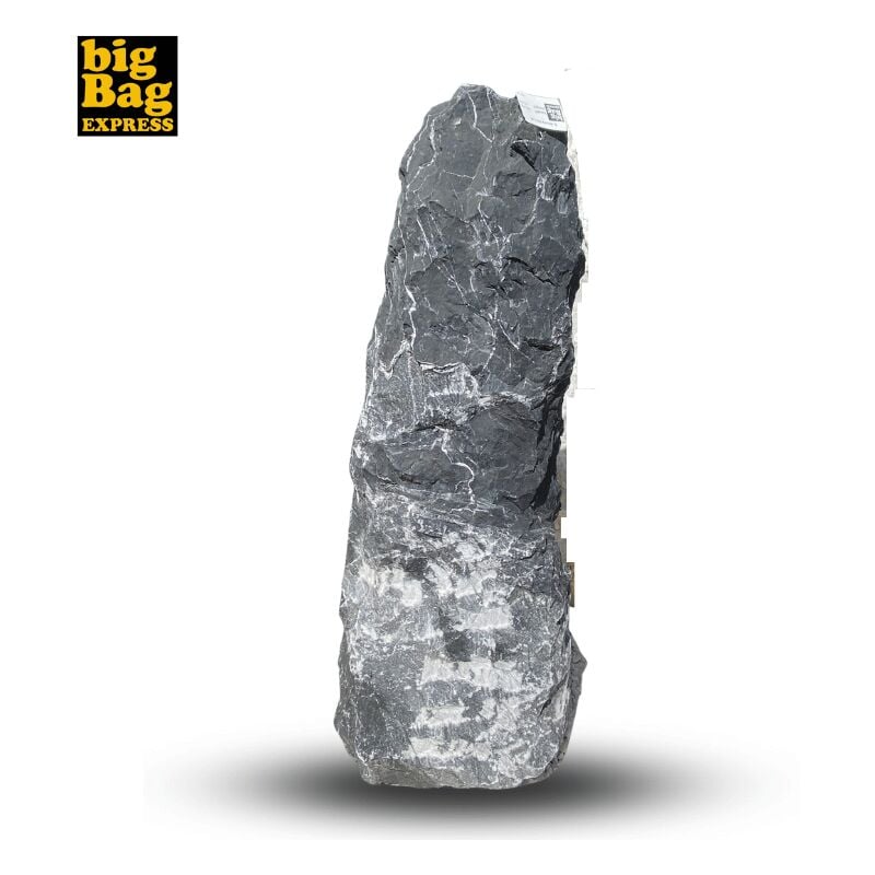 Big Bag Express - Monolithe Décoratif de Jardin en Marbre Black Beauty Nat Col 86cm