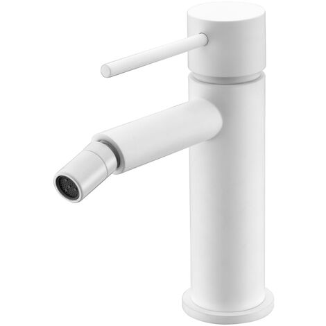 Monomando bidé Milos Stick blanco mate IMEX BDYS045-2BL