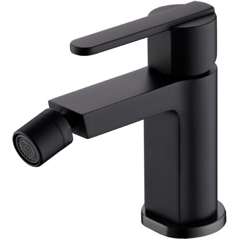 Monomando bidé Roma negro mate IMEX BDR002-2