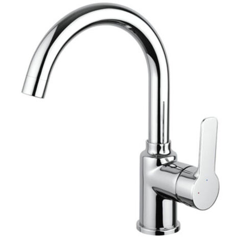 Monomando de lavabo cromado ULTIMA con ca�o giratorio