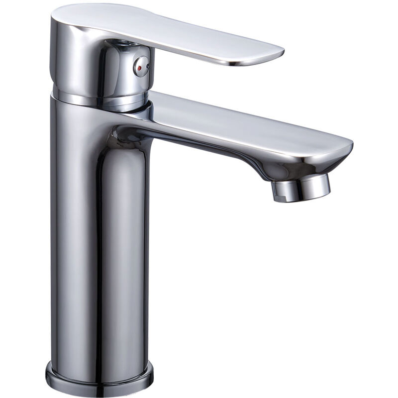 

Grifo monomando de lavabo NAD diseño estilizado y redondeado. Fabricado en latón y acabado cromo brillo. Incluye herrajes, latiguillos y cartucho.