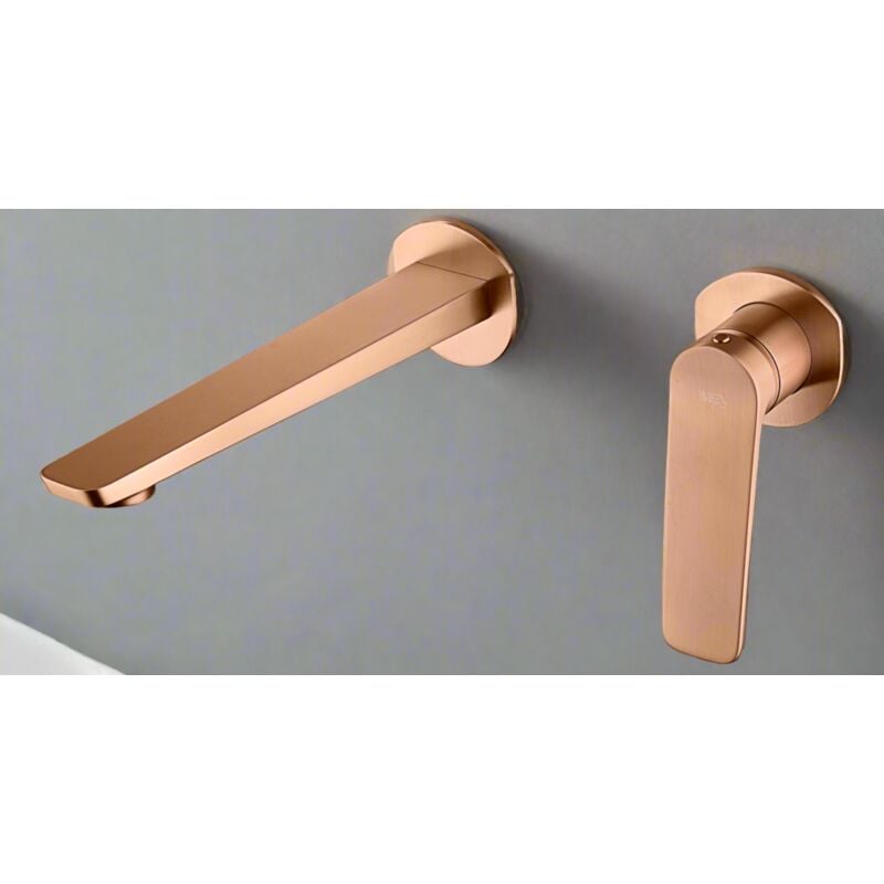 GLN047/ORC nápoles Monomando Empotrado Lavabo Oro Rosa Cepillado - ref: GLN047/ORC - Imex