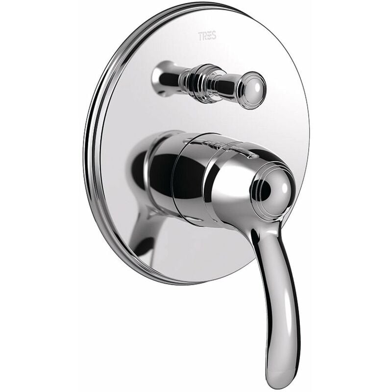 

TRES-CLASIC 24218001 Grifo Empotrar (2 Vías) Cromo