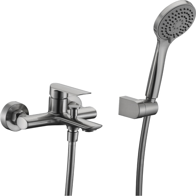 

Imex - Monomando kit baño/ducha Ural níquel cepillado