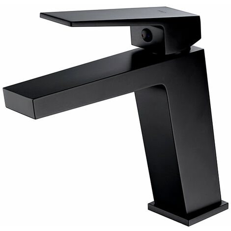 Monomando lavabo Art negro mate - IMEX
