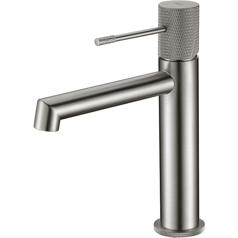 

Monomando lavabo Line níquel cepillado - IMEX
