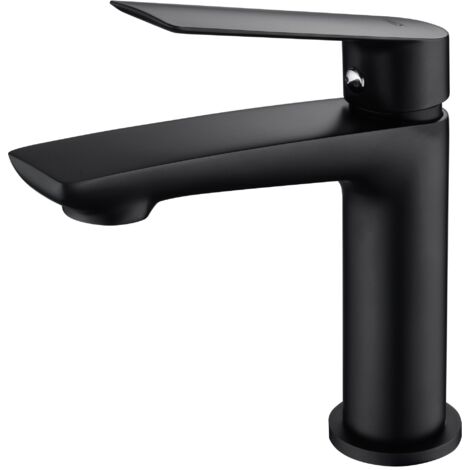 Monomando lavabo Luxor negro mate IMEX BDX023-1NG