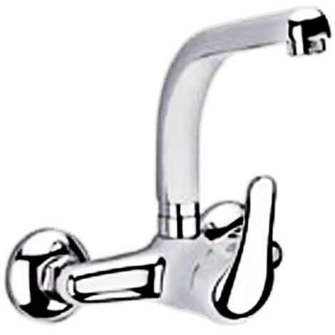 Monomando mural GARYINOX TITAN para fregadero con caño superior  Oferta exclusiva