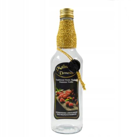 Monopoly-dekorierte Flasche 500ml HAUSGEMACHTE HIMBEERE
