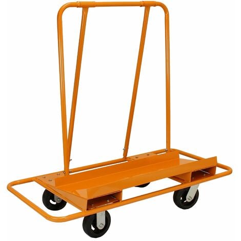 Monster Racking Chariot pour Planches, Plaques de Plâtre, Cloisons, Panneaux, Contreplaqués ou MDF allant jusqu’à 1000kg - Orange