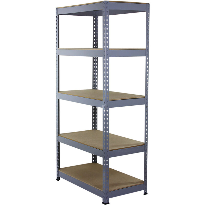 

Estanterìa Q-Rax de Acero Sin Tornillos Gris 90cm x 50cm x 182,5cm - Monster Racking