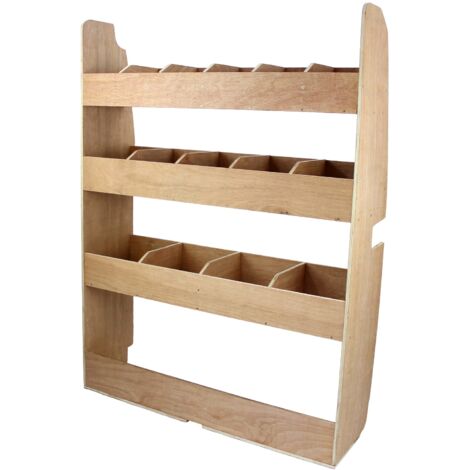 Monster Racking Ford Transit Lieferwagen Werkstattwagen Sortiersystem Werkzeugaufbewahrung Kfz Regal Holzregal Autoregal Werkstatt Lieferwagen Transporter  102cm x 30cm x 136cm