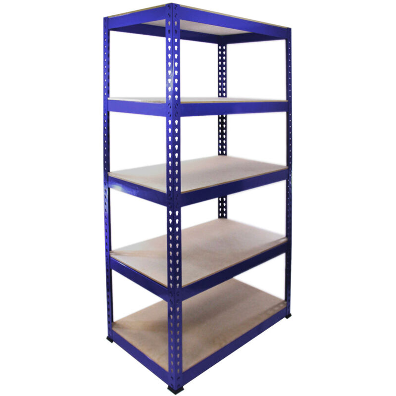 Q-Rax Blue Shelving Units - 90cm x 180cm x 50cm Blue