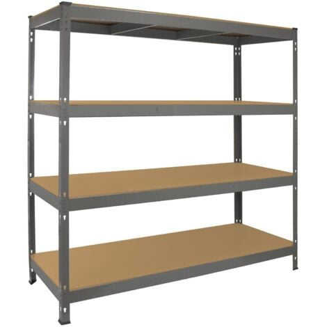 Monster Racking Regal Hochleistungsregal Schwerlastregal Lagerregal Grau 160cm