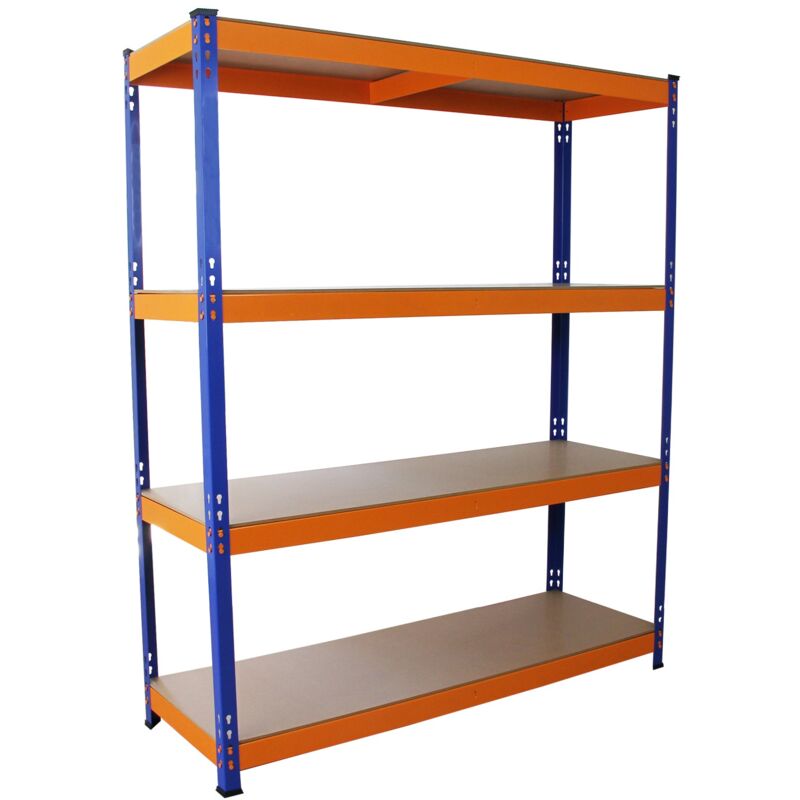 Monster Racking - S-rax Warehouse Storage Shelving, Blue/orange,