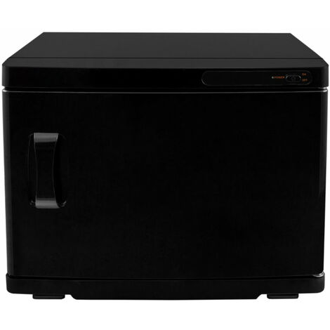 Monster-Shop – Sèche-serviette électrique 23L – Capacité 70 serviettes – Température 10 à 70°C – Lampe UV intégrée – Design noir compact