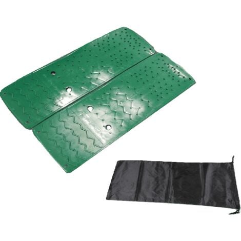 SECUREFIX DIRECT Monster Traction Mat Tyre Grip with Storage Bag - 3 in 1 Caravan Motorhome Mud Snow Ice Sand